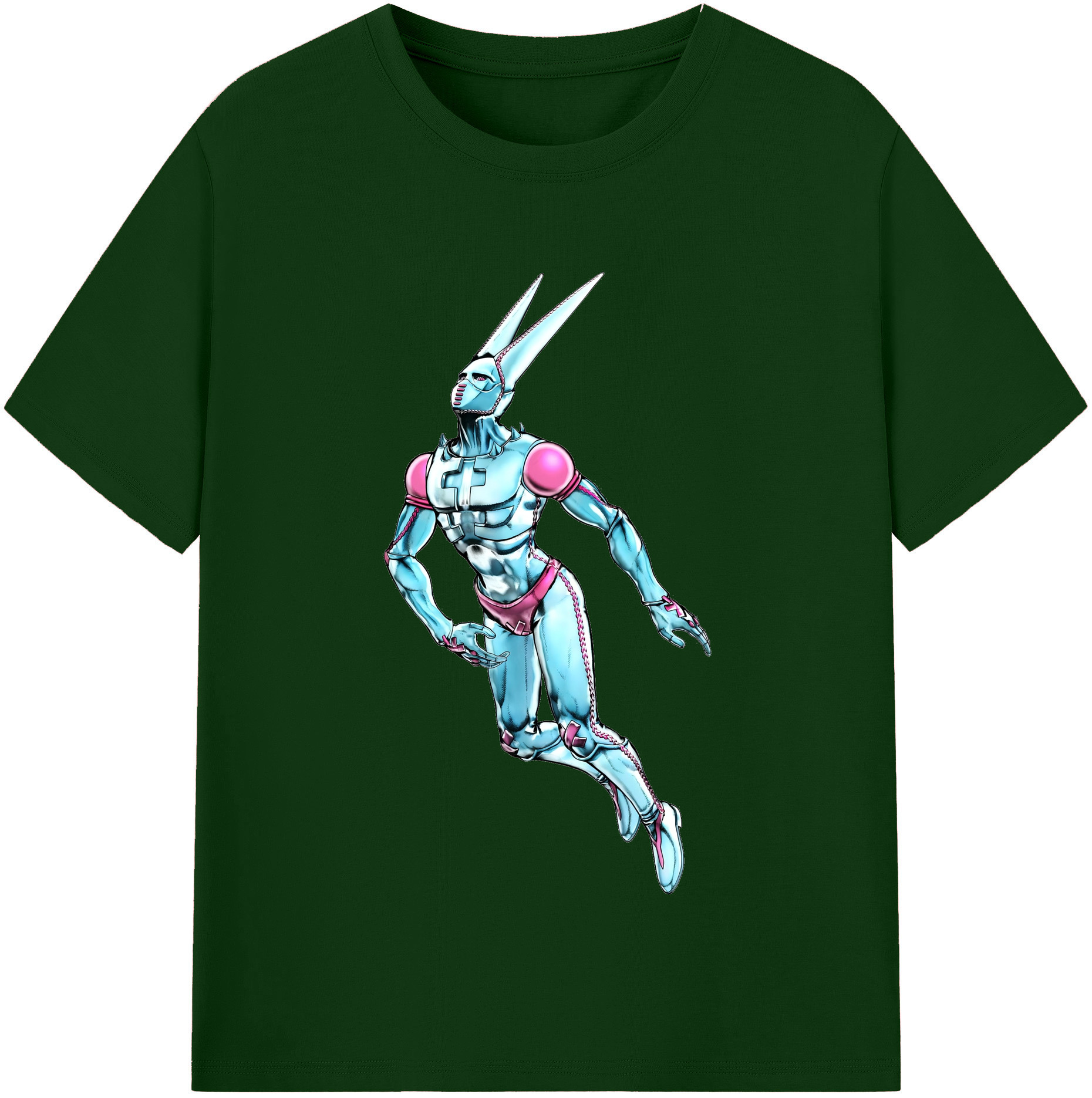 （画像用） ジョジョの奇妙な冒険 JoJo's Bizarre Adventure 綿100％半袖Tシャツ（フロントプリント）
